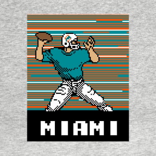 8-Bit Quarterback - Miami T-Shirt